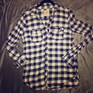 Navy Blue Flannel